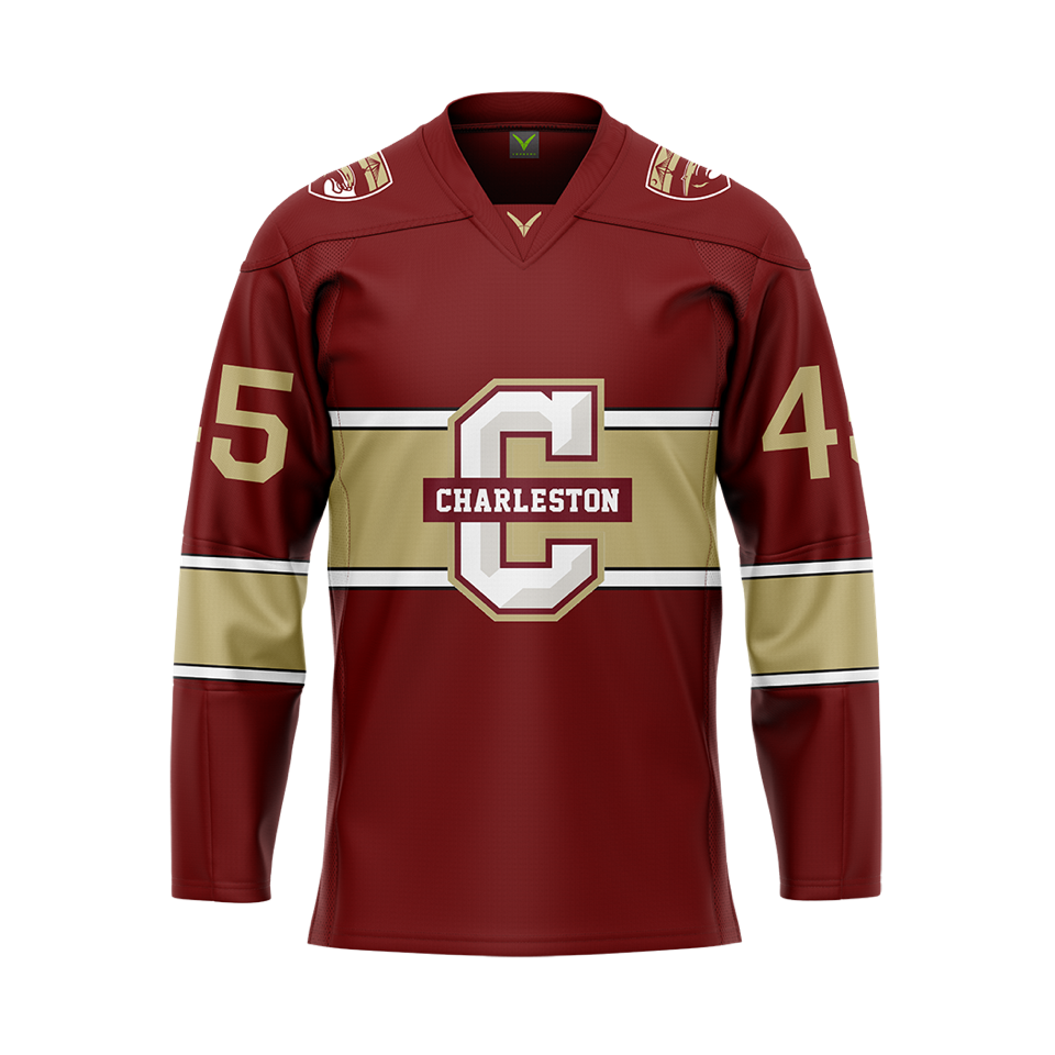 College of Charleston Custom Authentic Home Replica Jersey