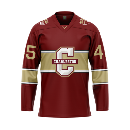 College of Charleston Custom Authentic Home Replica Jersey