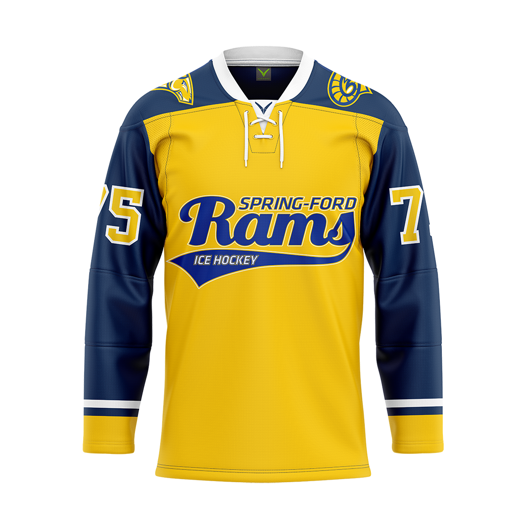 Spring-Ford Custom Authentic Replica Jersey